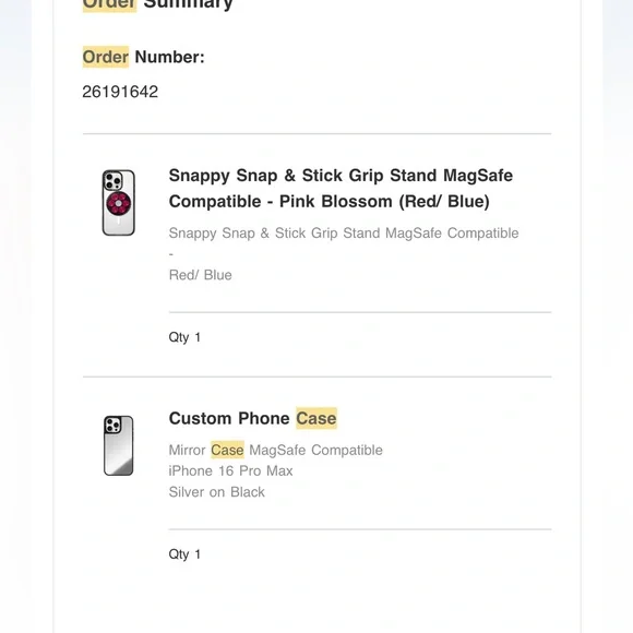 MagSafe Grip Stand + Mirror Phone case - iPhone 16 Pro Max - Picture 2 of 7